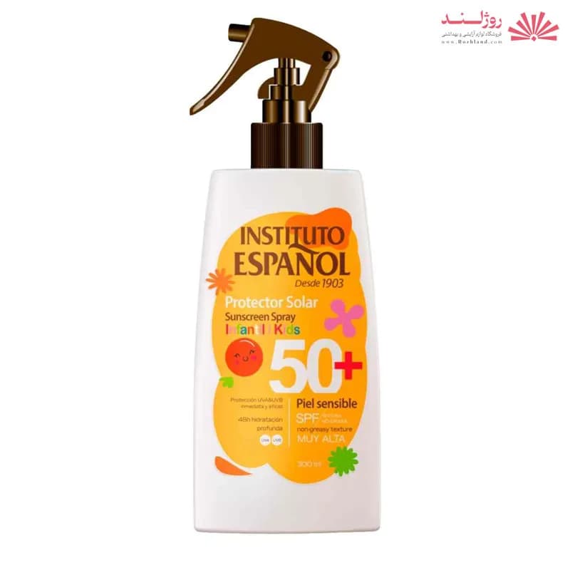 اسپری ضد آفتاب کودکان اسپانول مدل Infantil با SPF 50+ حجم 300 میل