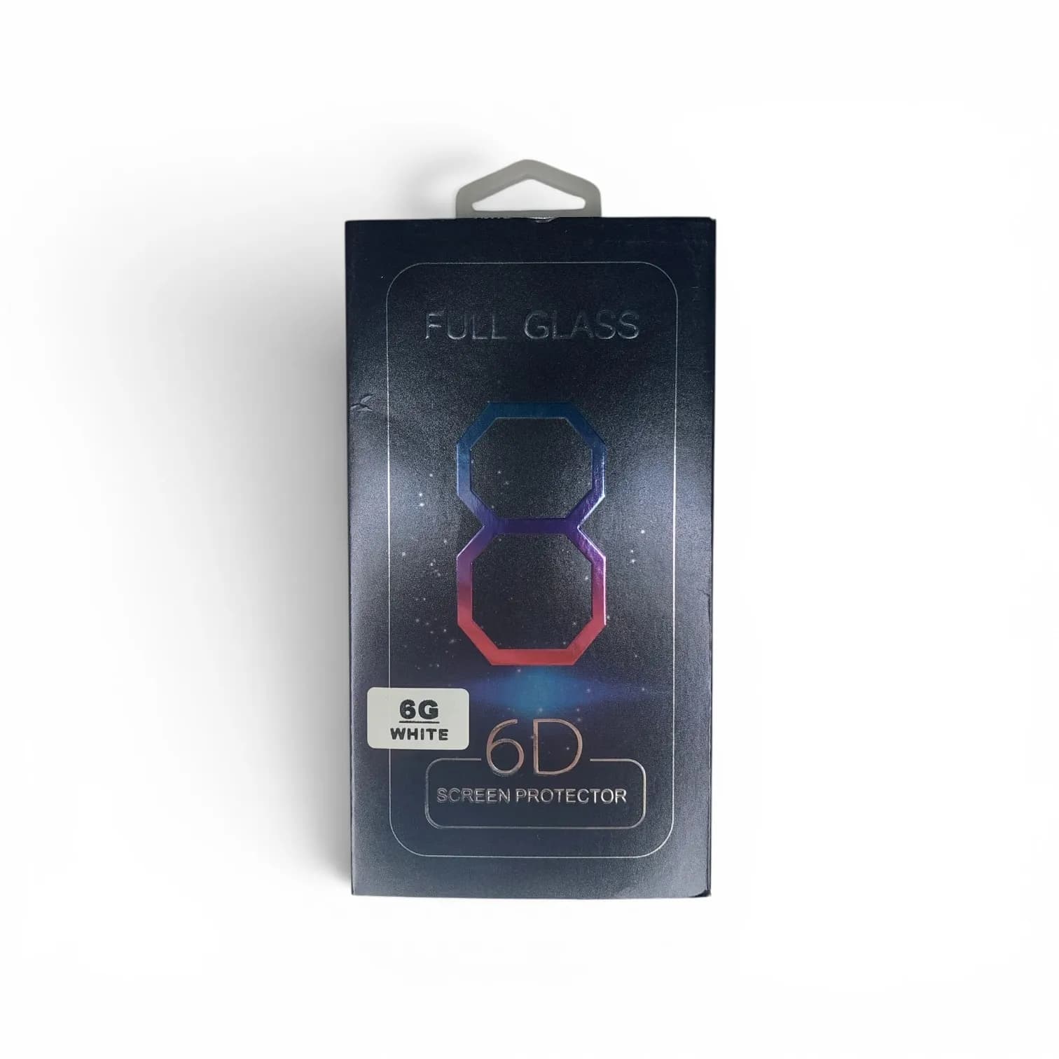 گلس محافظ صفحه آیفون 6 مدل HD Screen Protector 6D سفید — تصویر ۳