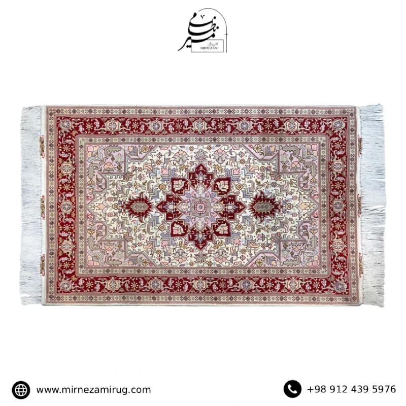فرش دستباف یک و نیم متری هریس — تصویر ۵