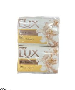 صابون لوکس Lux مدل Flaw Less Skin با رایحه گل زنبق هر عدد ۱۷۰گرم پک ۶ تایی
