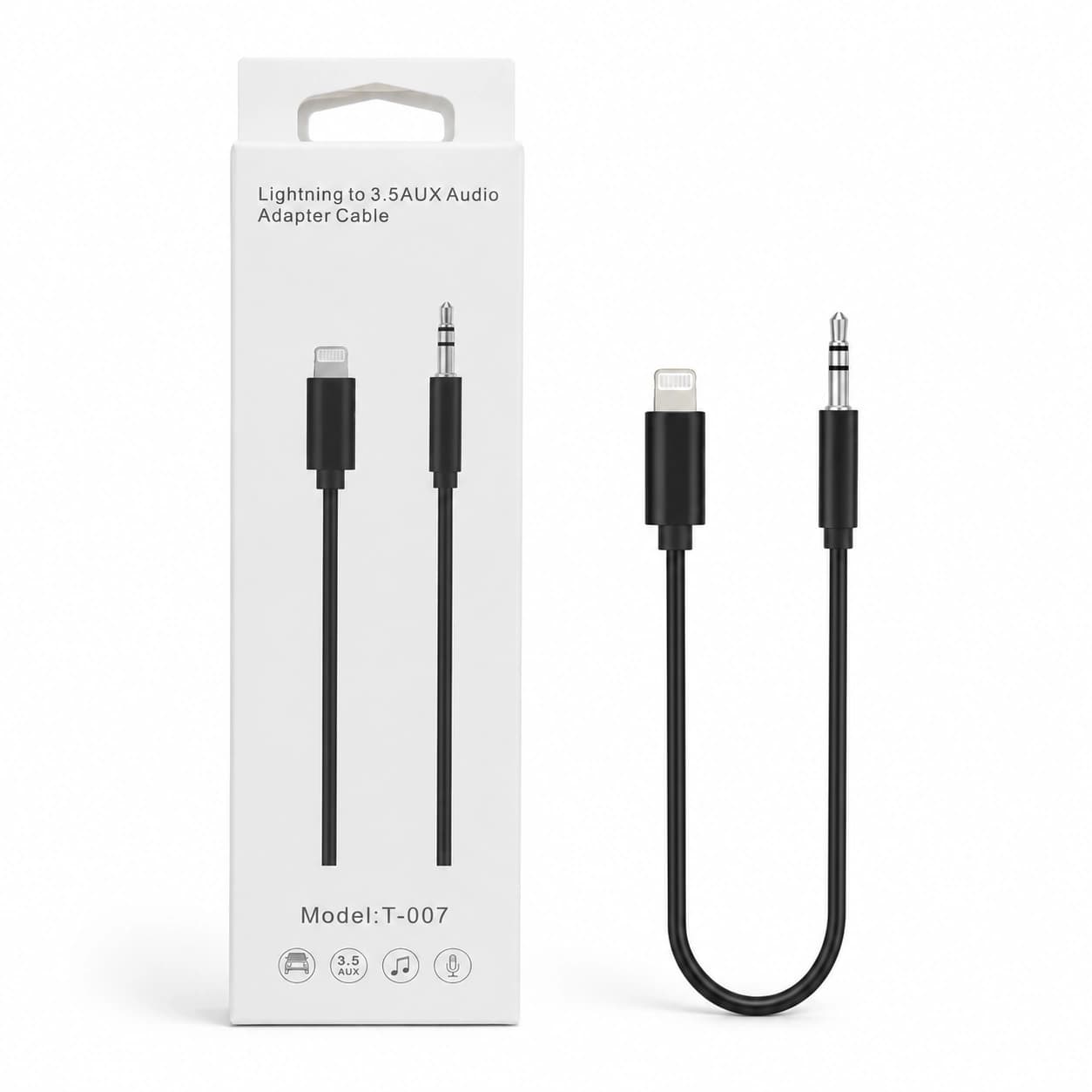 کابل lightning to 3.5 aux برند اپل — تصویر ۲