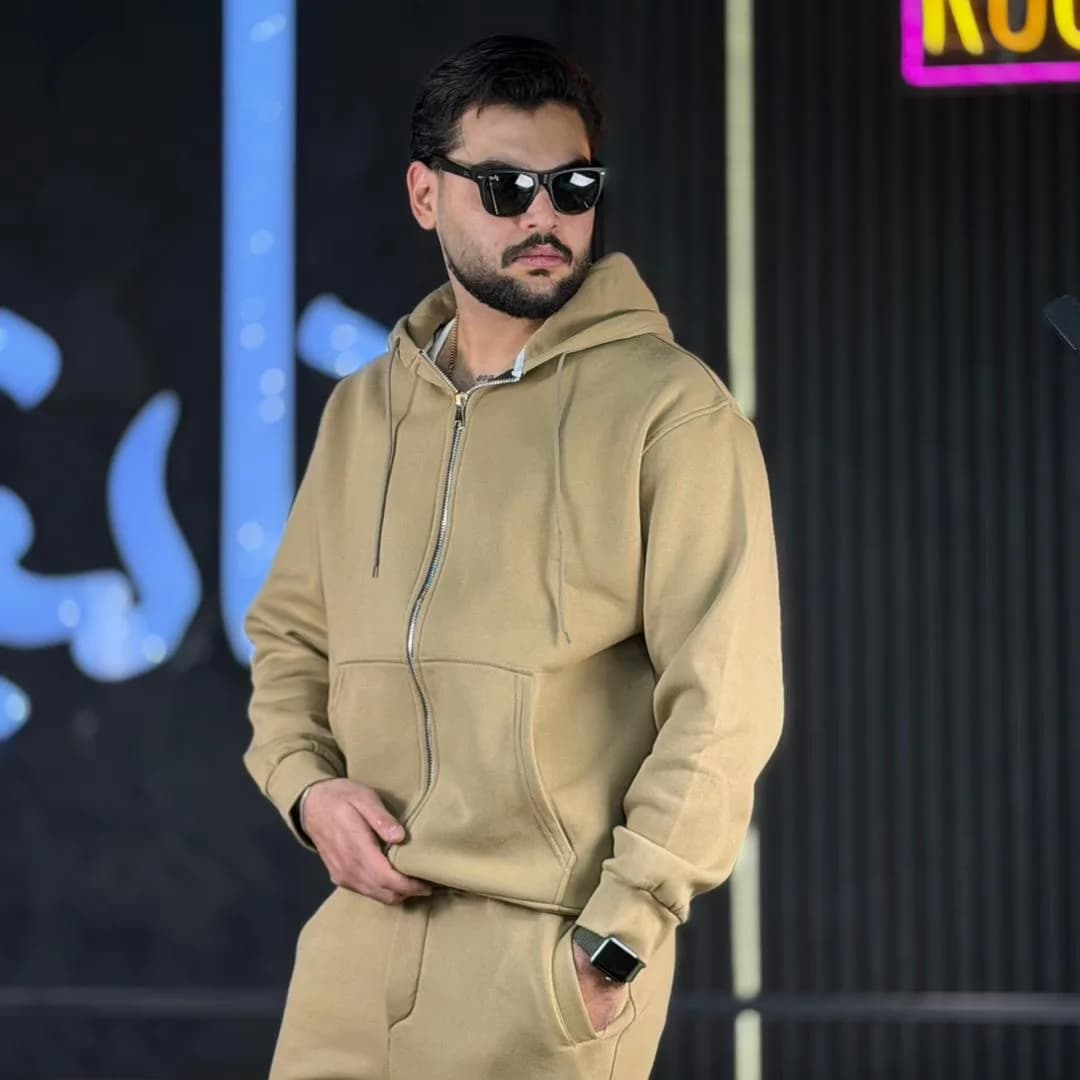 ست اسپرت سویشرت هودی و شلوار مردانه — تصویر ۸