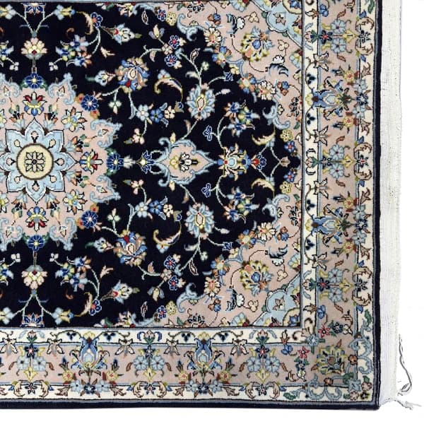 فرش دستباف یک و نیم متری کاشان — تصویر ۳
