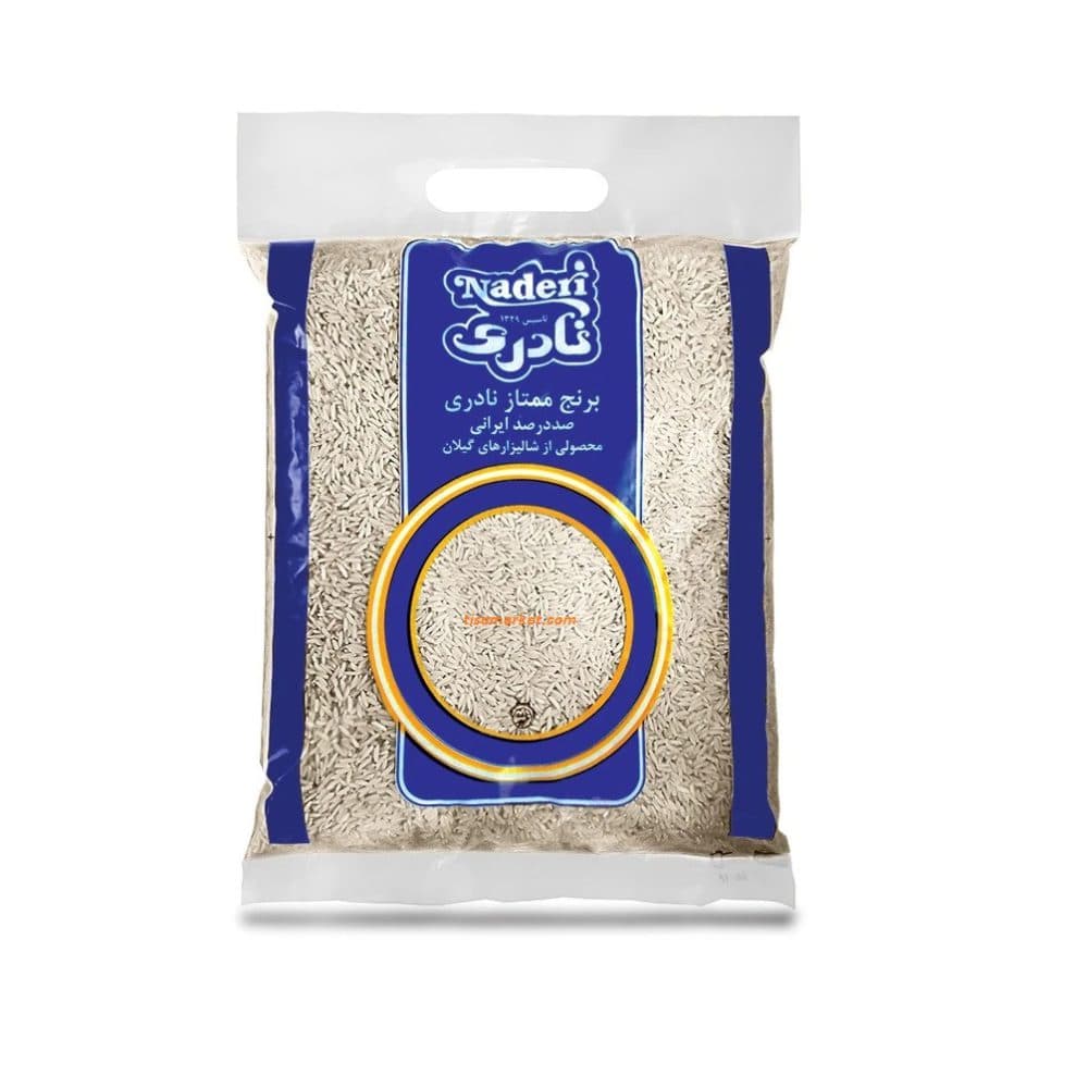 برنج ممتاز نادری کیسه 2.25 کیلویی