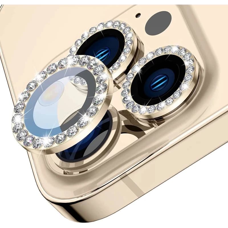 محافظ لنز رینگی نگین‌دار دوربین iPhone 15 Pro / 15 Pro Max — تصویر ۴