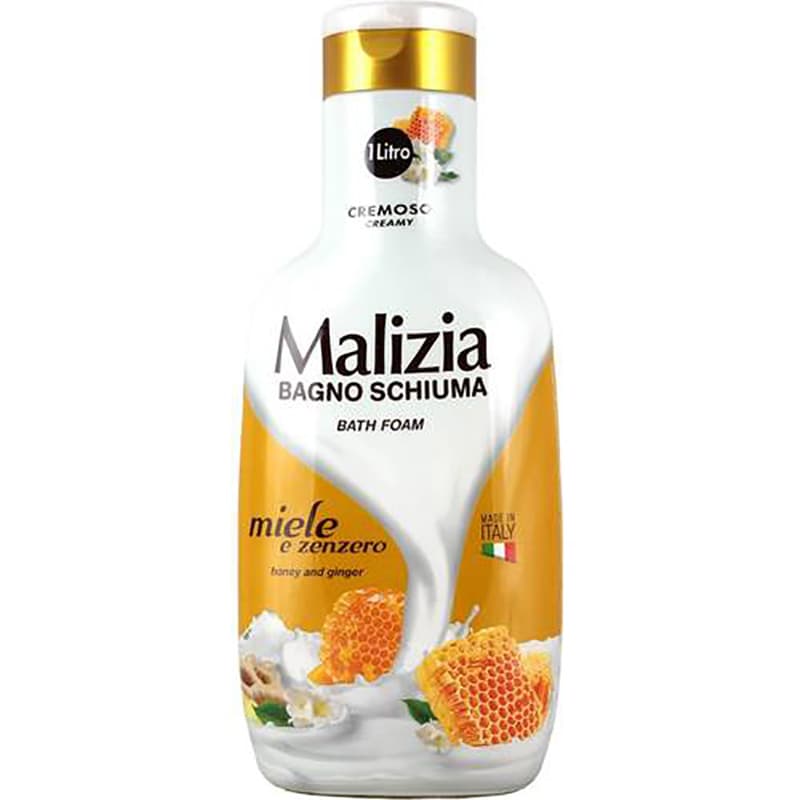 شامپو بدن مالزیا Malezia با رایحه عسل و زنجبیل با حجم ۱۰۰۰ میل