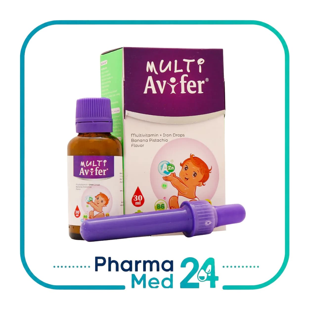 قطره مولتی آویفر 30 میلی لیتر (آویوال)