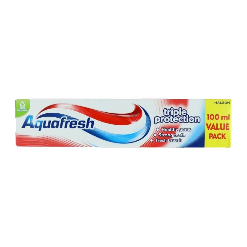 خمیر دندان آکوافرش Triple Protection حفاظت سه‌گانه حجم 100 میل — تصویر ۸