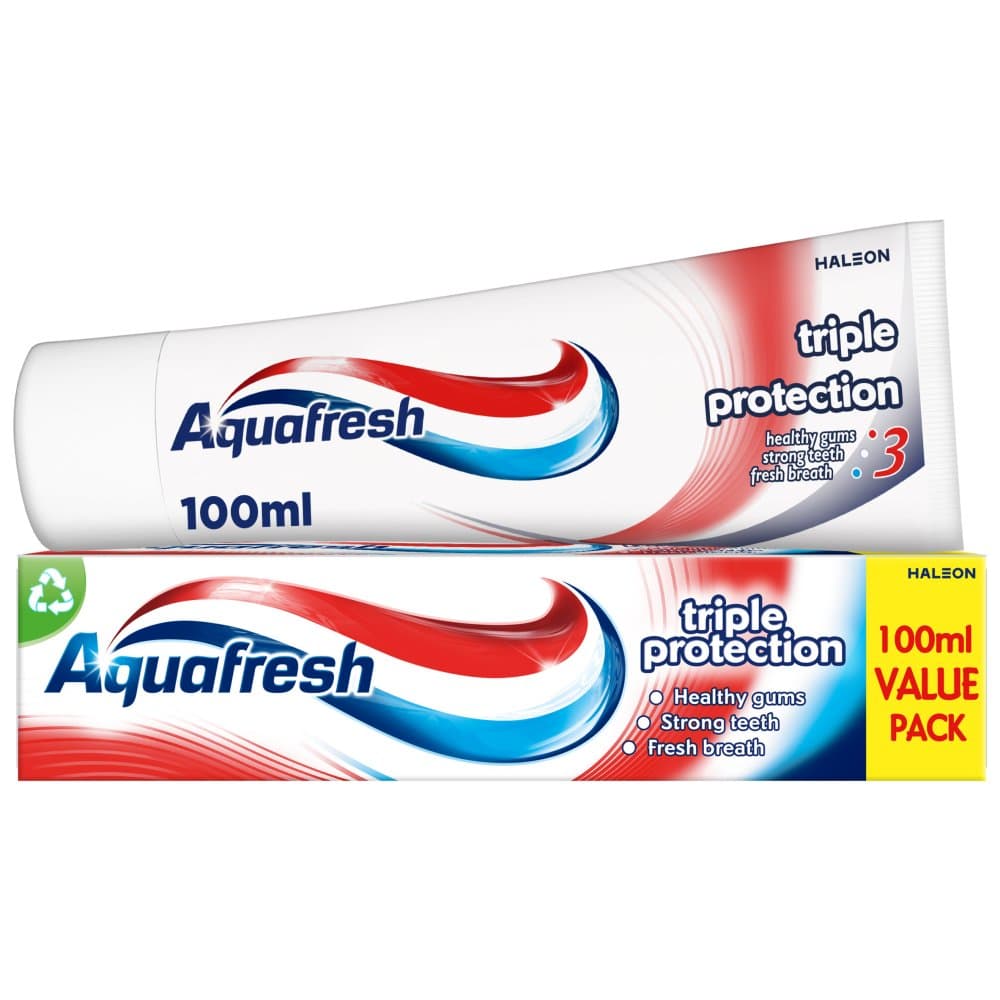 خمیر دندان آکوافرش Triple Protection حفاظت سه‌گانه حجم 100 میل — تصویر ۱۰