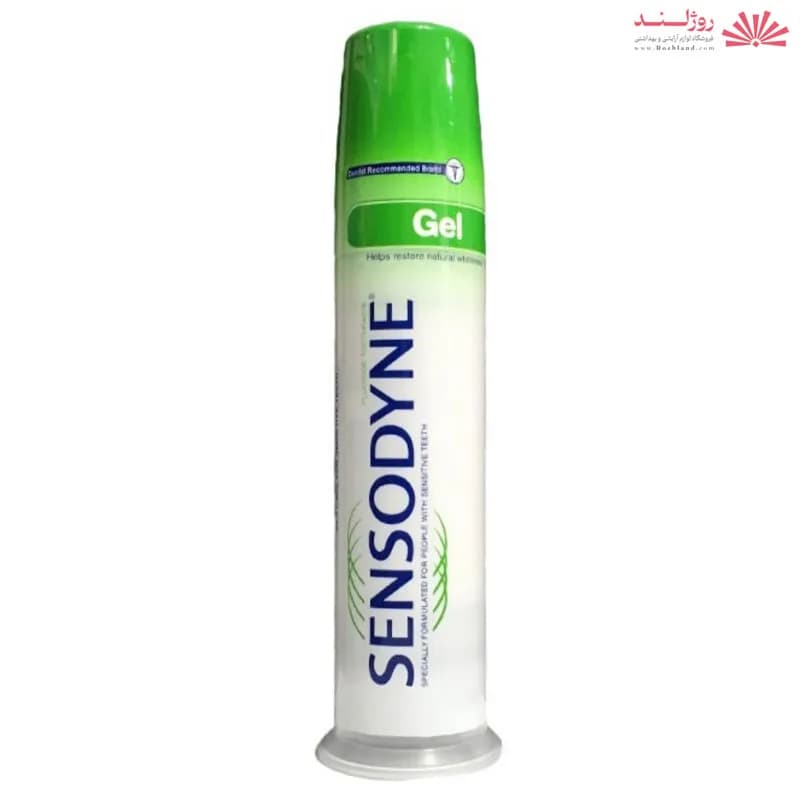 خمیر دندان پمپی سنسوداین Sensodyne Gel مخصوص دندان‌های حساس حجم 100میل