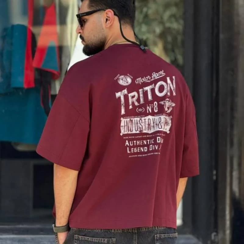 تیشرت باکسی مردانه TRITON کد TS-12 — تصویر ۵