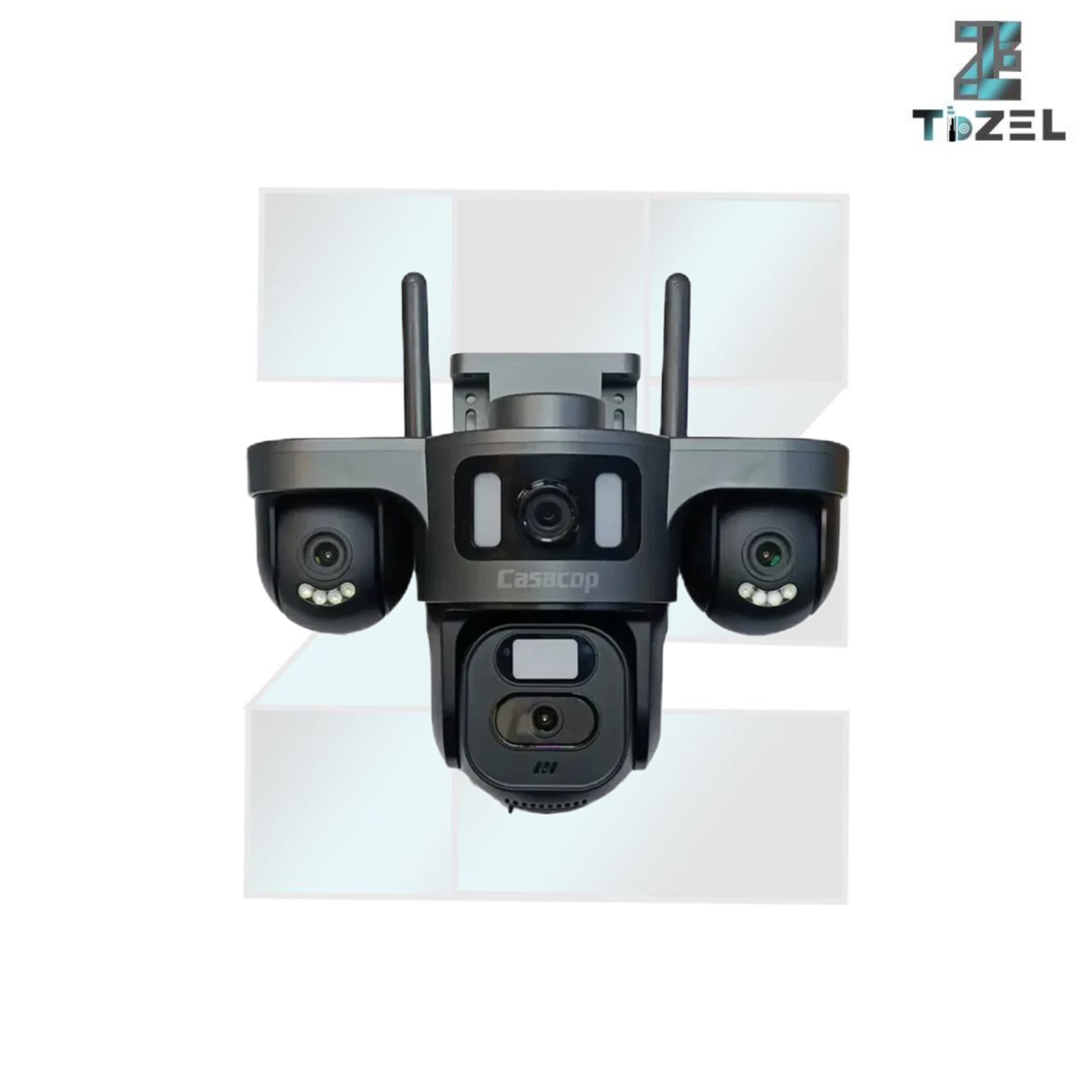 مینی اسپیددام سیم کارتی سه لنز کاساکاپ مدل Q15-4G