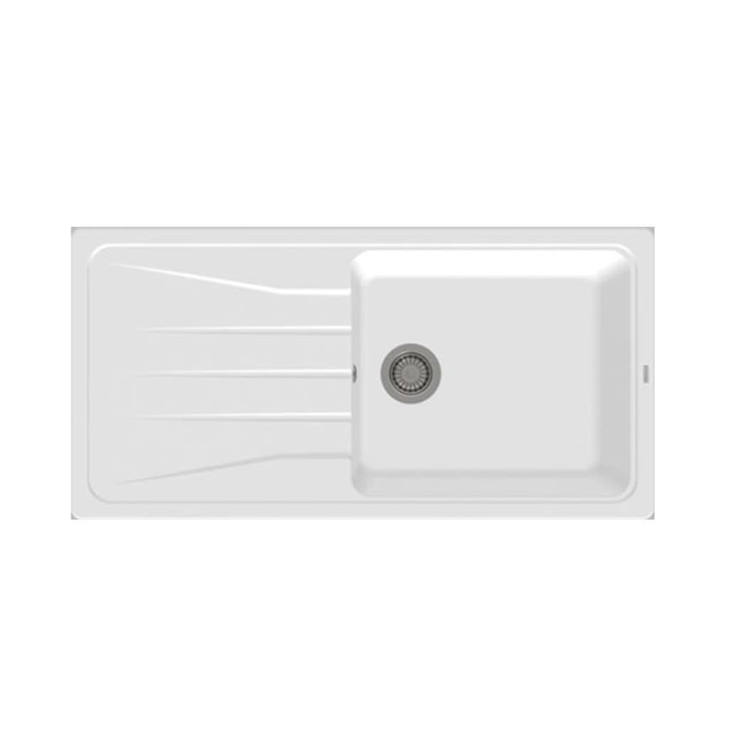 سینک گرانیتی دیموند مدل GS10100 تک لگنه – رنگ سفید