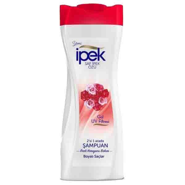 شامپوایپک Epak مناسب موهای رنگ شده و آسیب دیده حاوی عصاره گل رز و فیلتر UV با حجم 570 میل