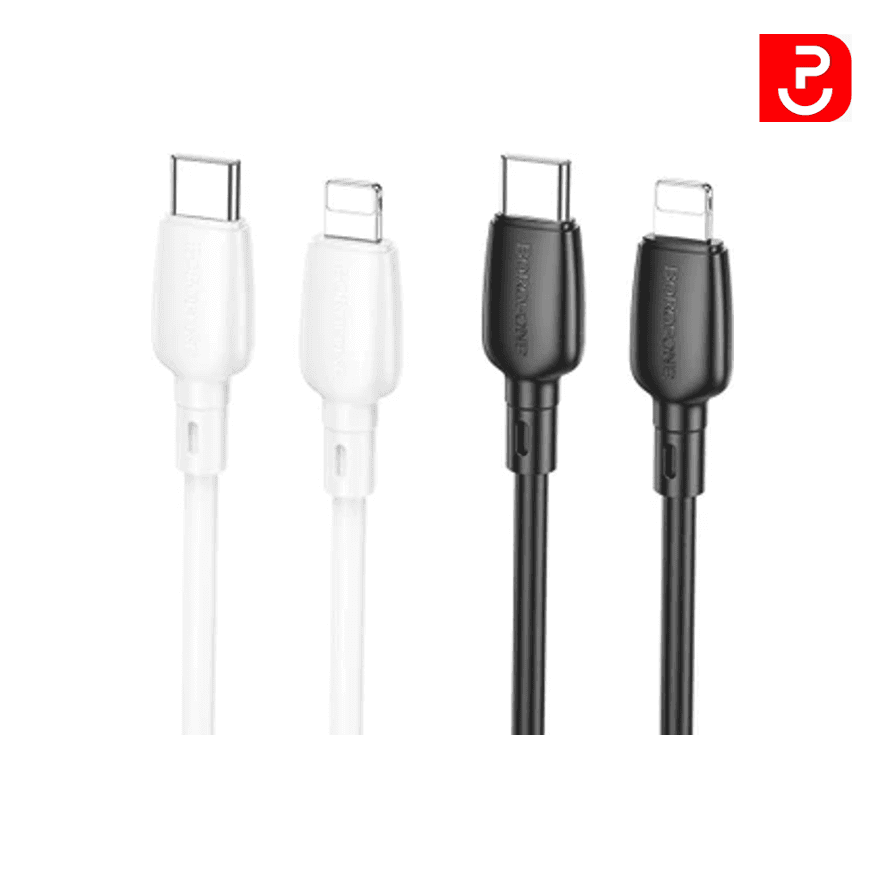 کابل تبدیل بروفون فست شارژ تایپ سی – آیفون 20w مدل BX93