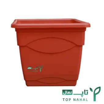 گلدان چهارگوش آزالیا (پلیمری)