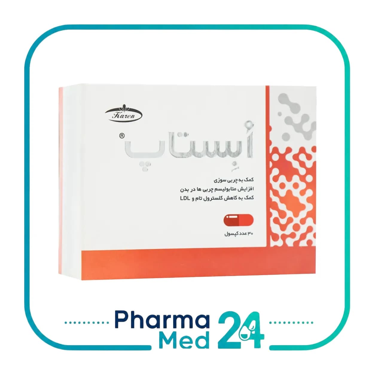 کپسول ابستاپ بیلیستر ۳۰ عددی ( کارن ) — تصویر ۲