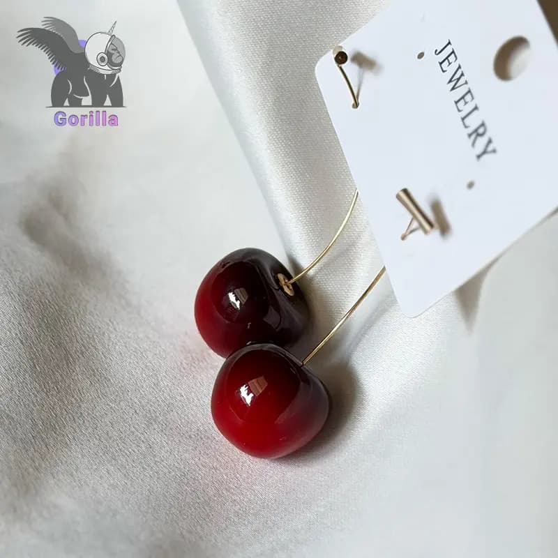 گوشواره فشن گیلاس cherry — تصویر ۳
