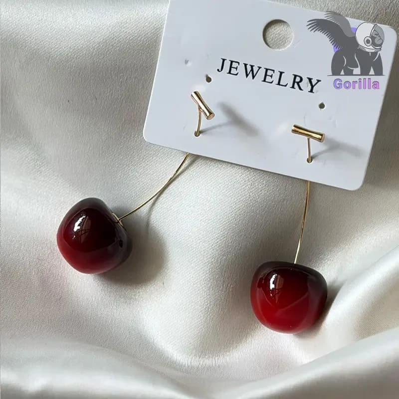 گوشواره فشن گیلاس cherry