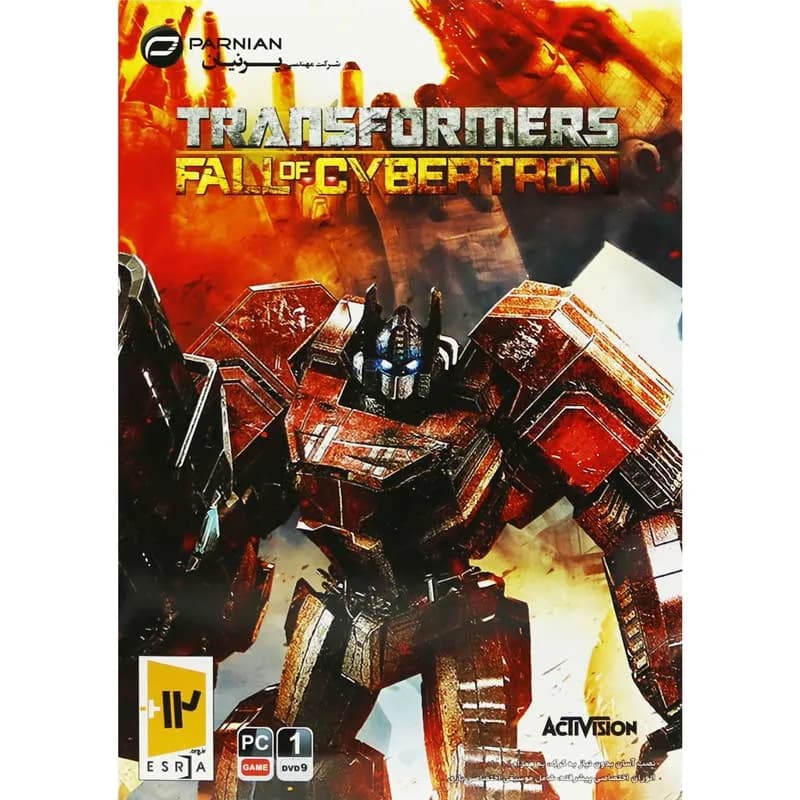 بازی Transformers Fall of Cybertron پرنیان 1DVD9 برای PC