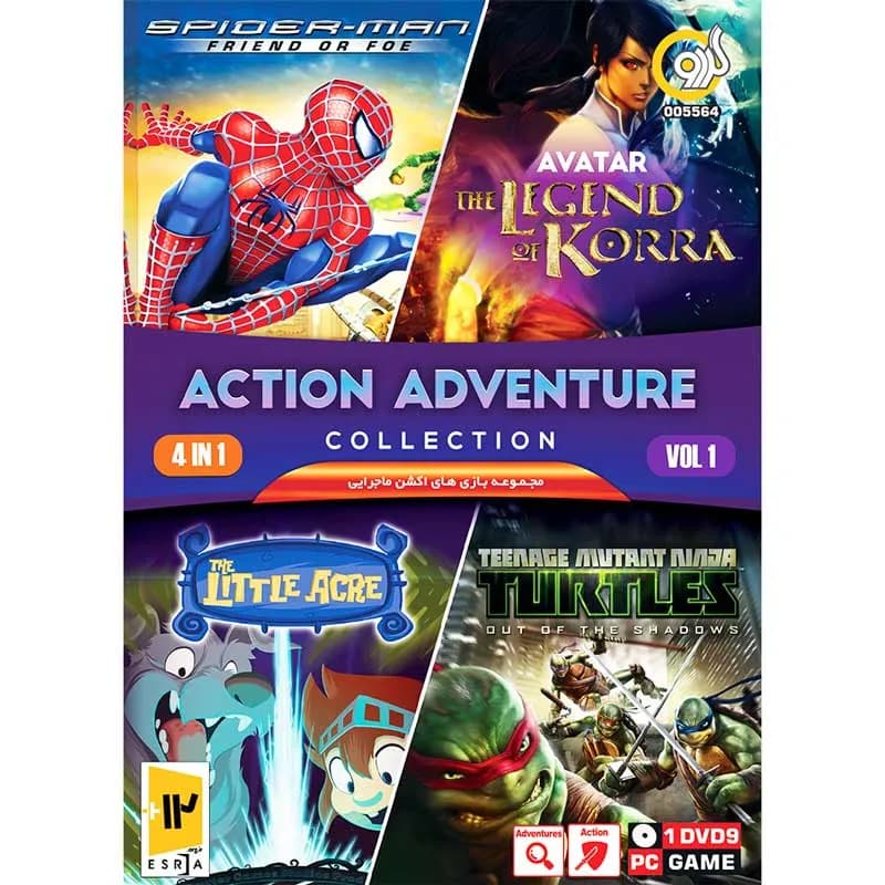 مجموعه Action Adventure Collection 4 in 1 Vol1 گردو 1DVD9 برای PC