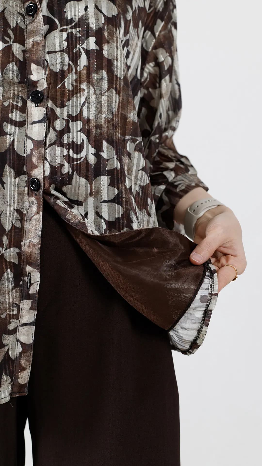 شومیز شیشه ای آستردار — تصویر ۳