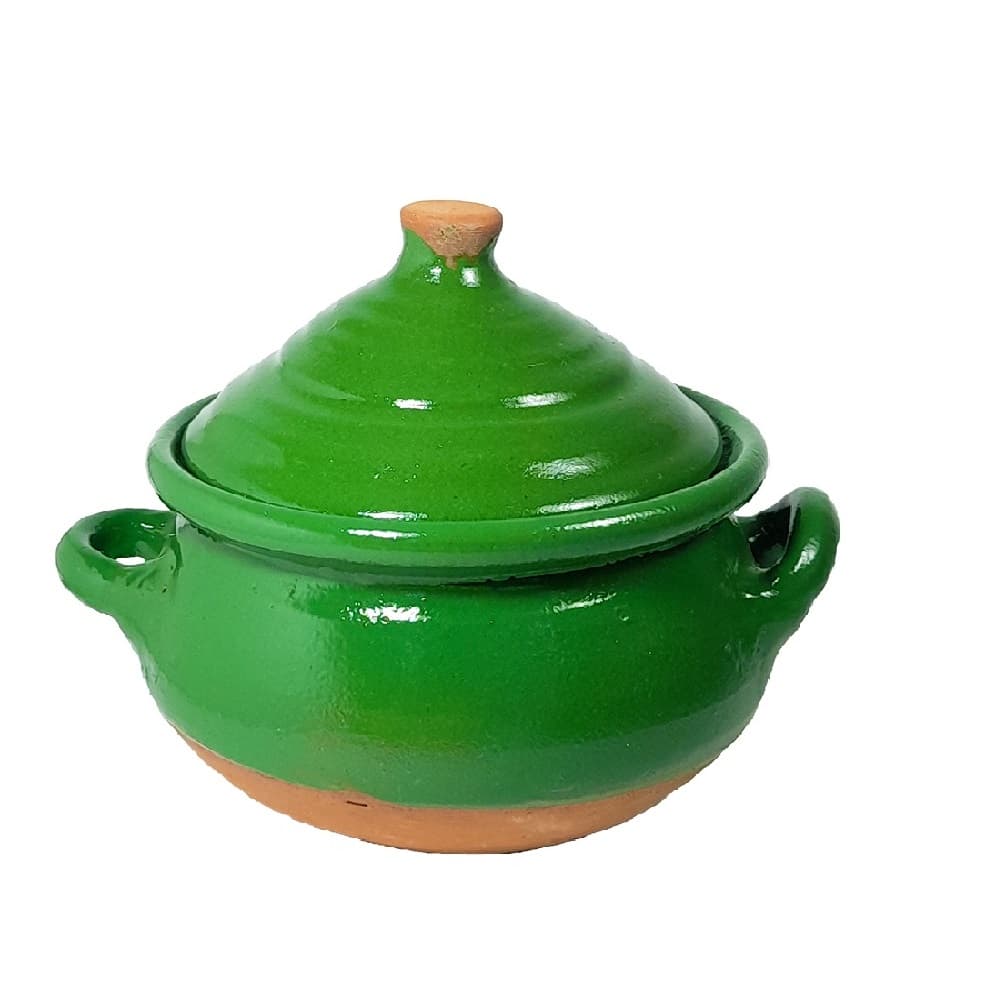 دیگ سفالی (گمچ) شش نفره دسته دار