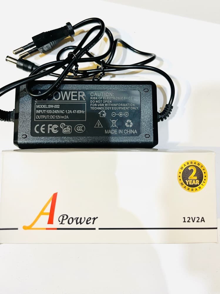 آداپتور ۲آمپر ۱۲ولت A پاور Adapter 2A 12V A POWER