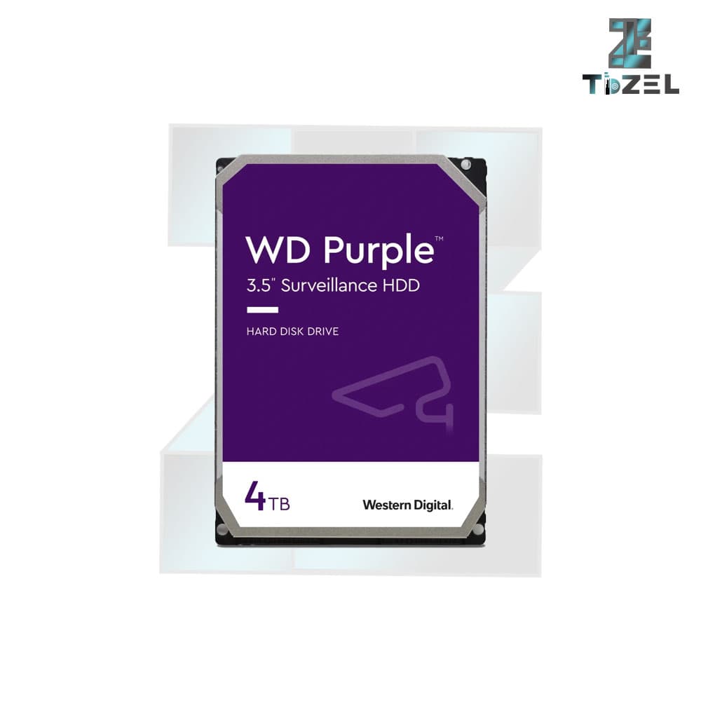 هارد ۴ ترابایت وسترن دیجیتال بنفش شرکتی HDD 4TB WESTERN DIGITAL PURPLE