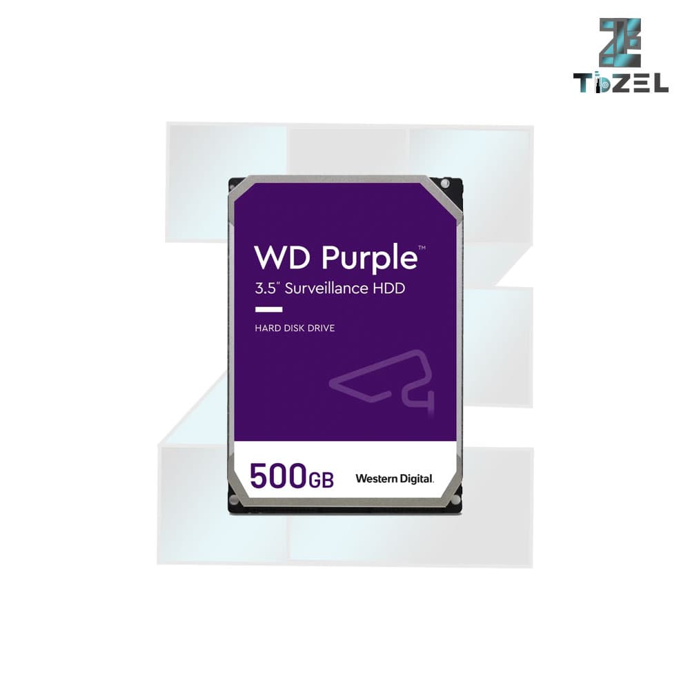 هارد ۵۰۰ گیگابایت وسترن دیجیتال بنفش شرکتی HDD 500GB WESTERN DIGITAL PURPLE