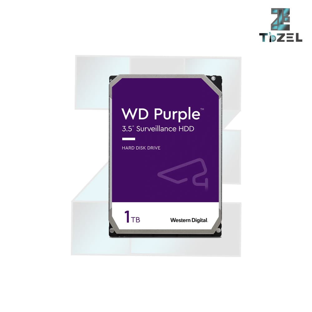 هارد ۱ ترابایت وسترن دیجیتال بنفش شرکتی HDD 1TB WESTERN DIGITAL PURPLE