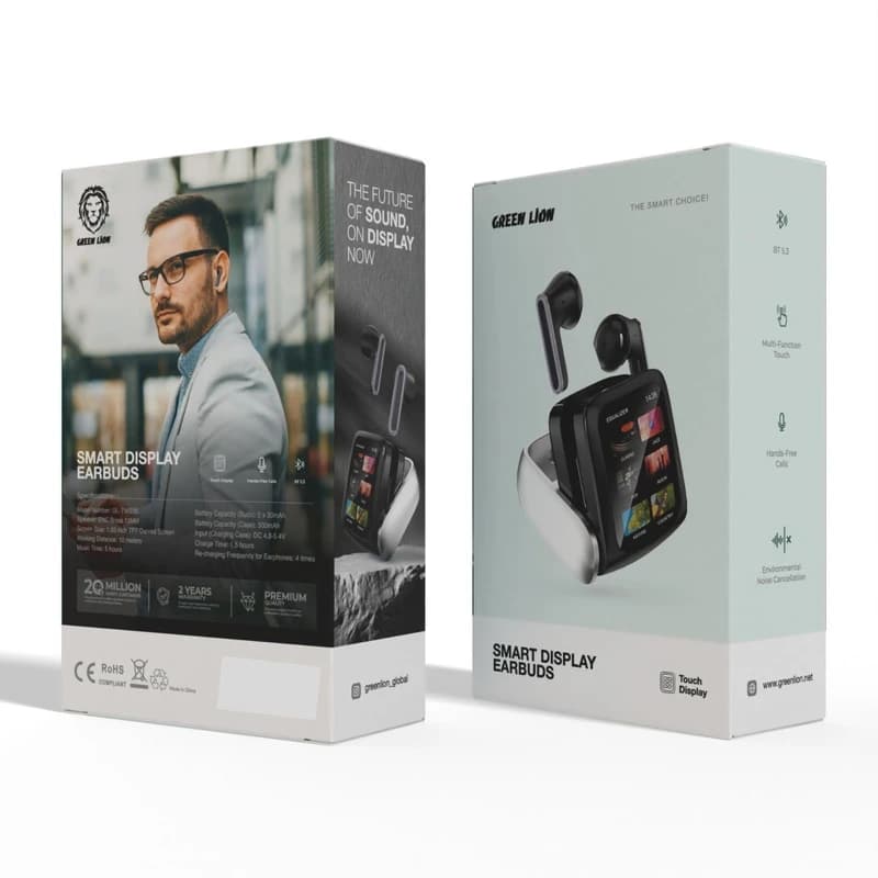 هدفون گرین لاین Smart Display Earbuds — تصویر ۴