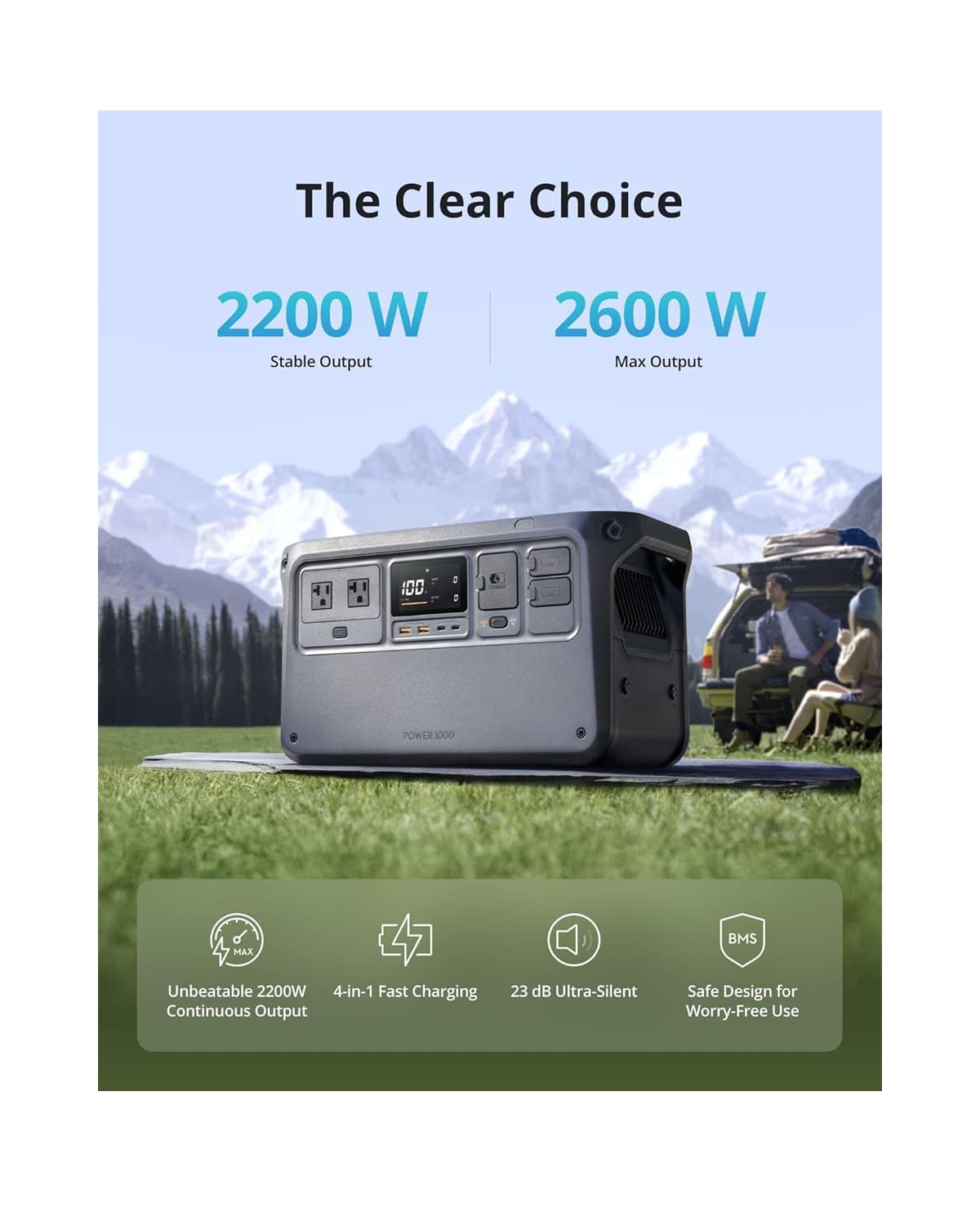 پاوراستیشن دی جی آی مدل DJI 1000 PORTABLE POWERSTATION — تصویر ۲