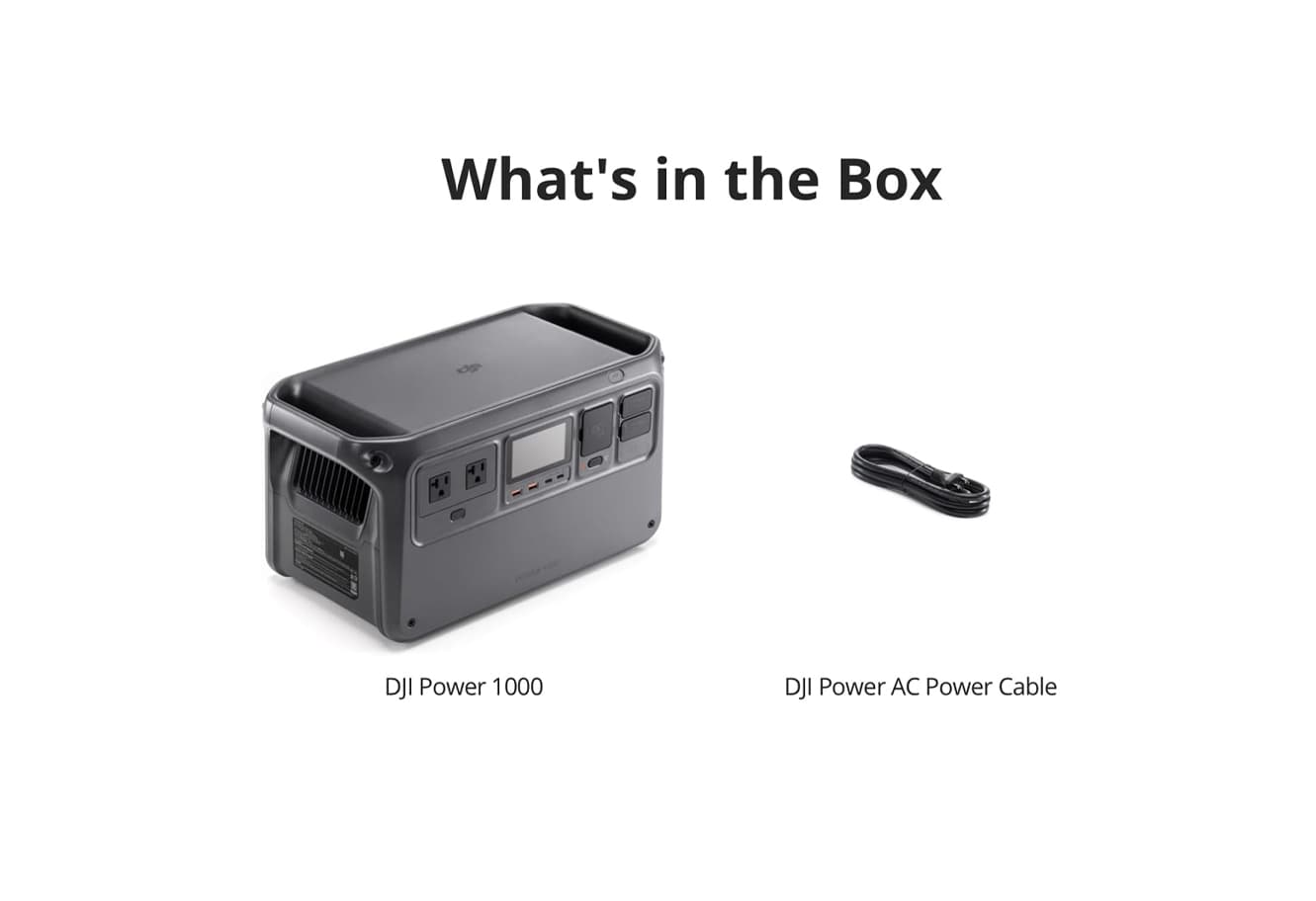 پاوراستیشن دی جی آی مدل DJI 1000 PORTABLE POWERSTATION — تصویر ۵
