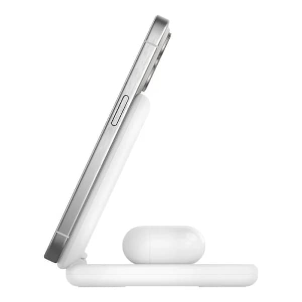 شارژر رومیزی تاشو بلکین مدل Boost charge magnetic foldable — تصویر ۳