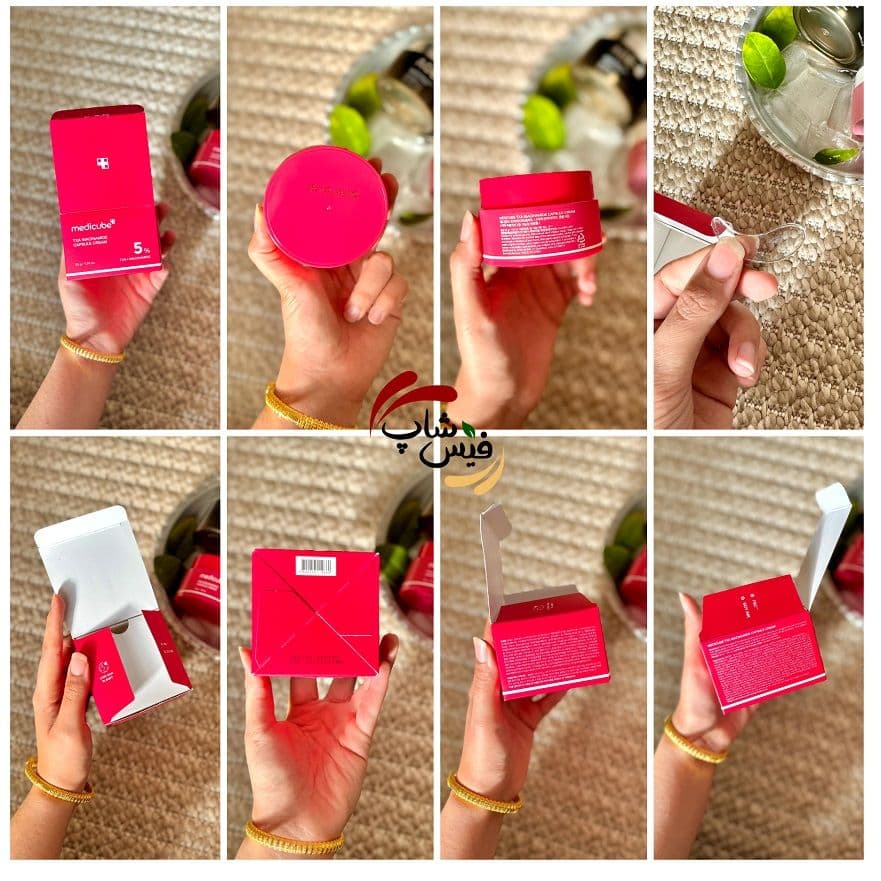 کرم کپسولی ترانگزامیک اسید و نیاسینامید مدی کیوب Medicube TXA Niacinamide Capsule Cream — تصویر ۸