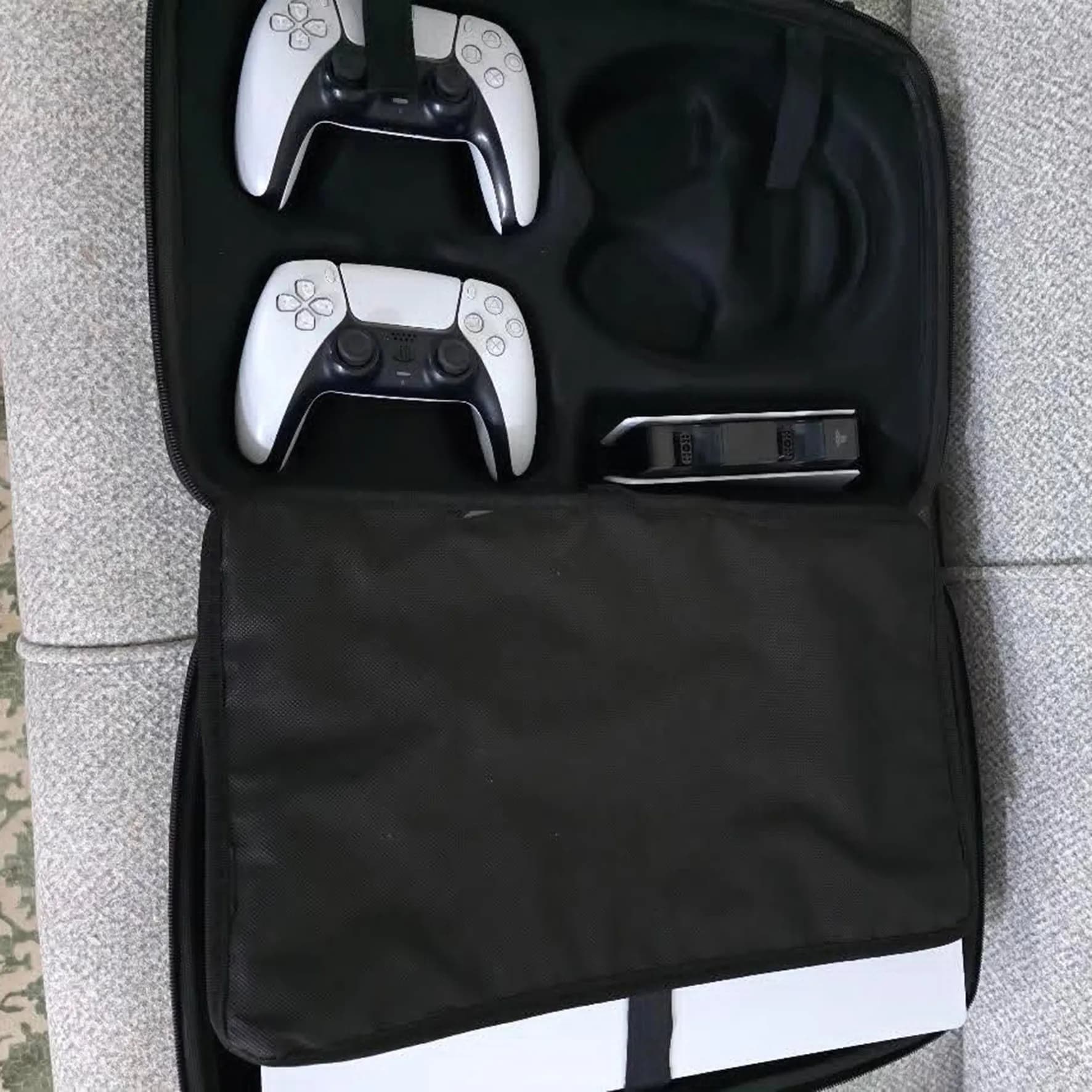 کیف ps5 fat/ps5 pro طرح لوگوps5 — تصویر ۵