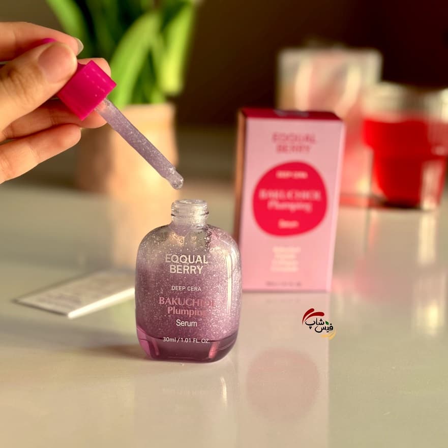 سرم ضد چروک و حجم دهنده باکوچیول اکوال بری Eqqualberry Bakuchiol Plumping Serum — تصویر ۴