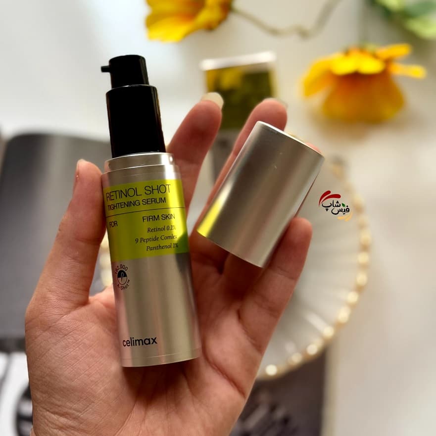 سرم رتینول شات سلیمکس Celimax The Vita-A Retinol Shot Tightening Serum — تصویر ۲
