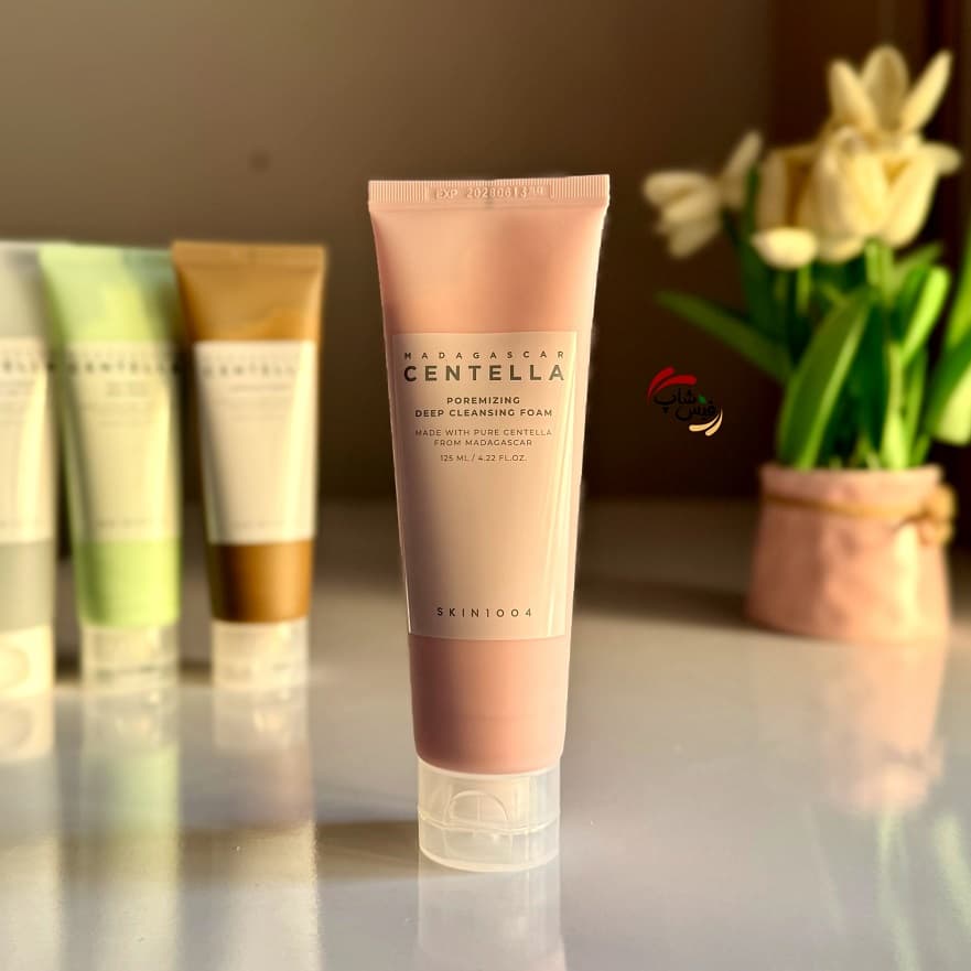 فوم شستشوی عمیق کنترل منافذ سنتلا اسکین 1004Skin1004 Madagascar Centella Poremizing Deep Cleansing Foam