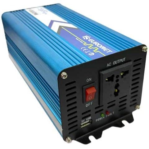 اینورتر مبدل برق خودرو 12/24 ولت 1000 وات یورونت Euronet-1000W — تصویر ۵