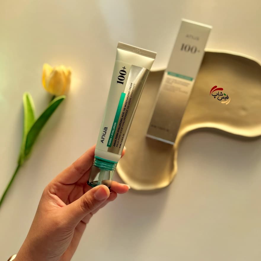 کرم مرطوب کننده و آبرسان PDRN و هیالورونیک اسید آنوا Anua PDRN Hyaluronic Acid 100 Moisturizing Cream