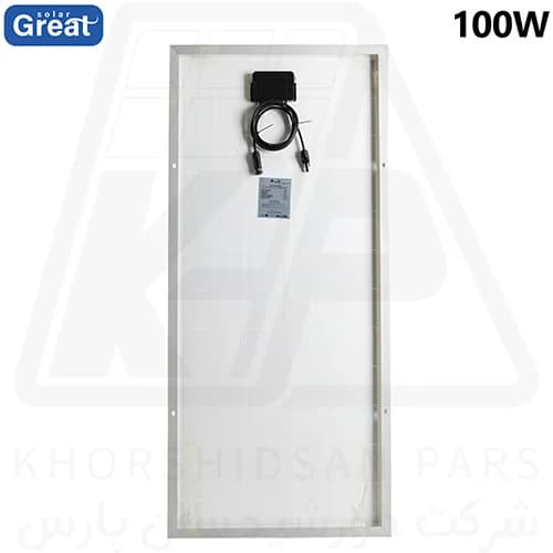پنل خورشیدی 100 وات گریت سولار | Great Solar 100W Solar Panel — تصویر ۴