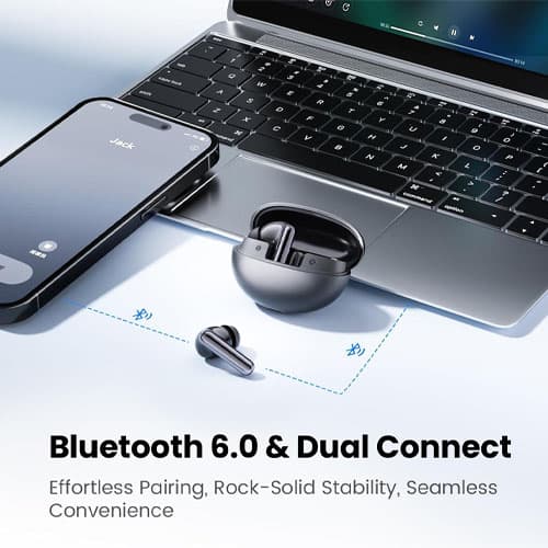هدفون بلوتوثی Haylou مدل Flowbuds N55 — تصویر ۱۲