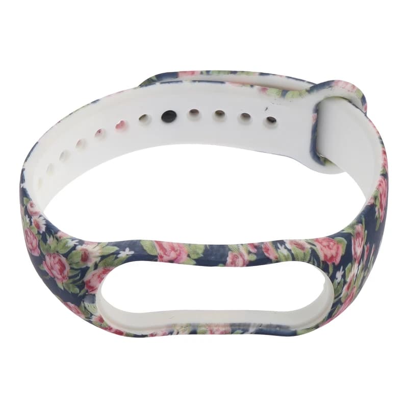 بند سیلیکونی ساعت هوشمند گل Xiaomi مدل Mi Band 5/6/7