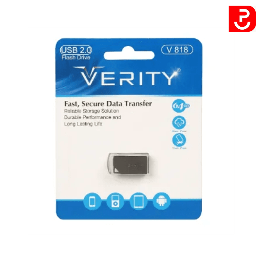 فلش مموری 32 گیگ وریتی مدل V810 اورجینال(پرداخت قسطی) — تصویر ۲
