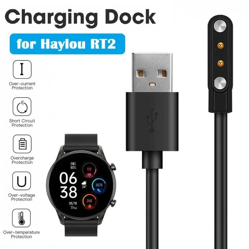 کابل شارژر ساعت هوشمند Haylou مدل RT2 — تصویر ۴