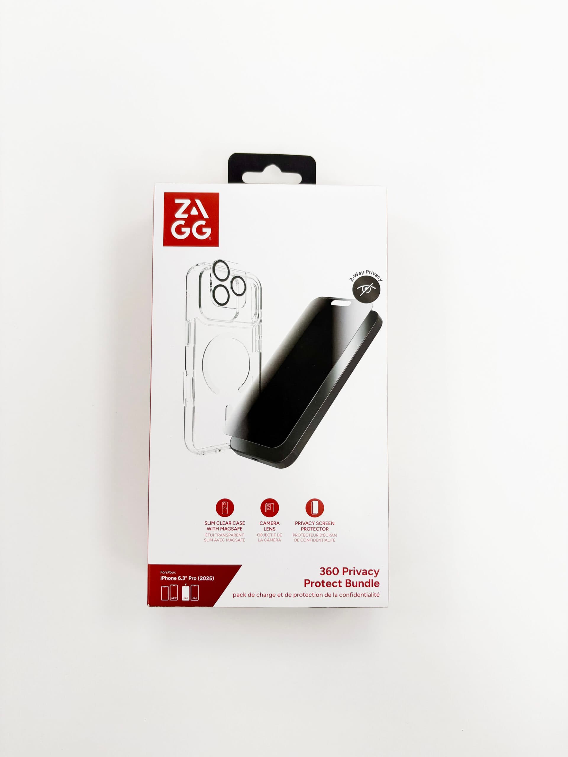 باندل محافظتی آیفون 17 پرو زگ مدل BUNDLE SNAP GEL/LENS