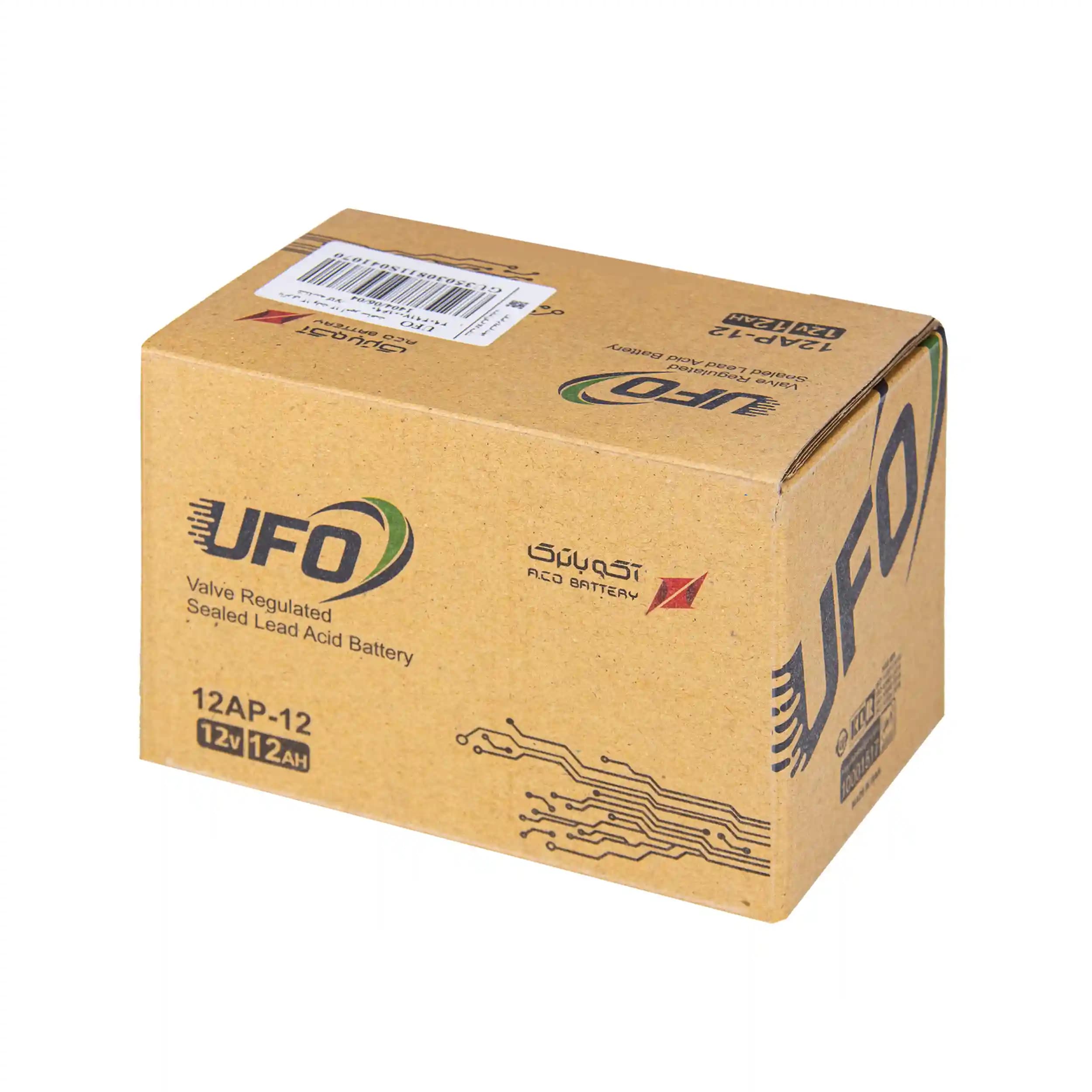 باتری یوپی‌اس (UPS) 12 آمپر یوفو — تصویر ۲