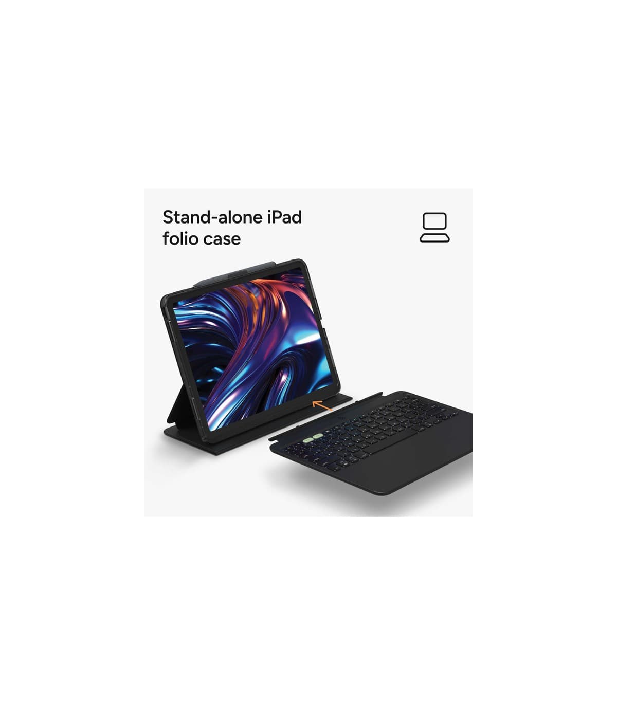 کیبورد مناسب آیپد ایر 13 (M2/M3) زگ مدل KB PRO KEYS — تصویر ۵